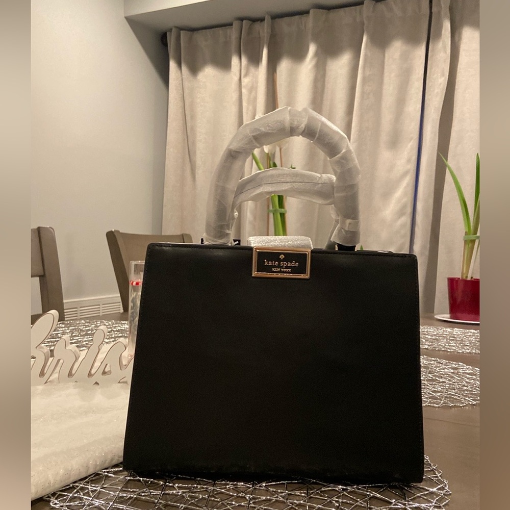 Kate Spade, black  leather bag, NWT.